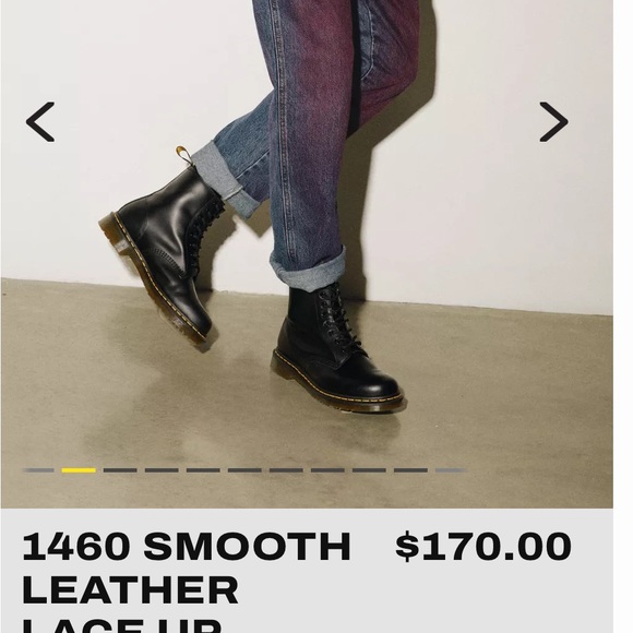 Doc marten 1460 black lace up 8 hole boots EUC size 7 US-M/ 38 EU / 8US-L - Picture 10 of 16